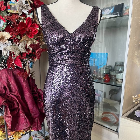 Eliza J Dresses & Skirts - Eliza J-All Sequin Cocktail Dress